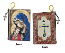 MADONNA GENTLE COMFORTER ICON - TAPESTRY ROSARY POUCH